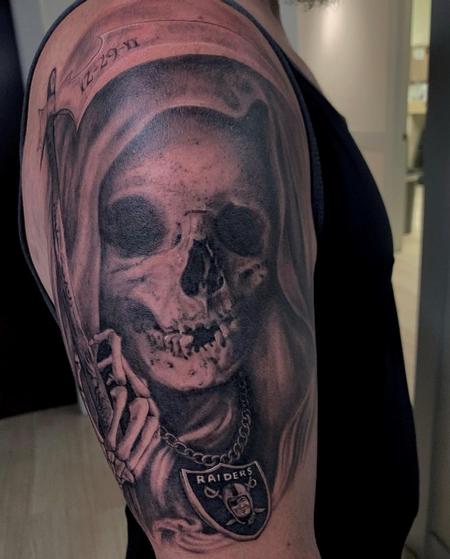 Tattoos - Anna Mia Raider Reaper - 144578